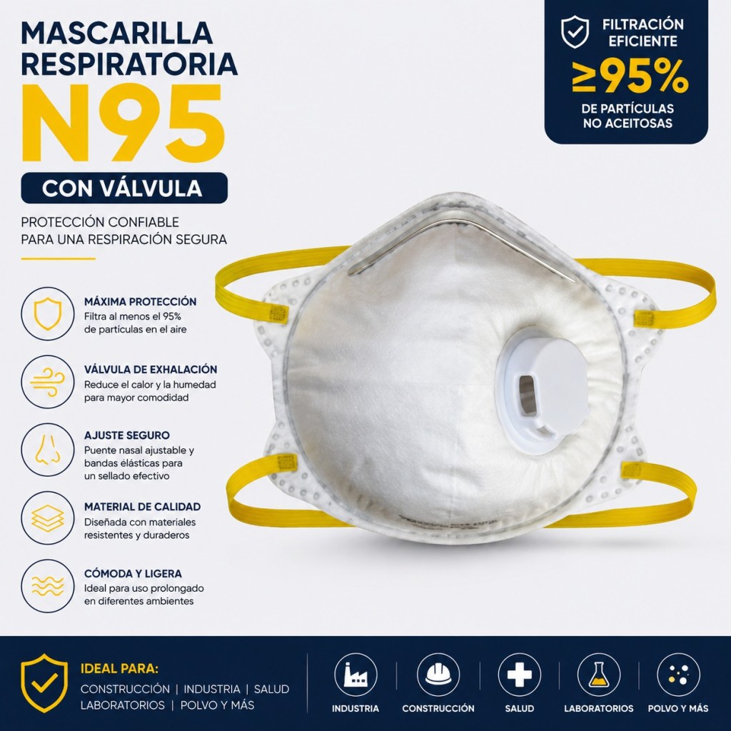 Mascarilla Respiratoria N95
